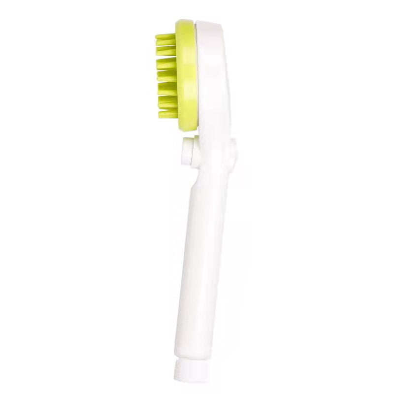 AquaScrub Pet Shower Brush & Nozzle 🚿🐶 — Massage Bath Brush for Dogs & Cats