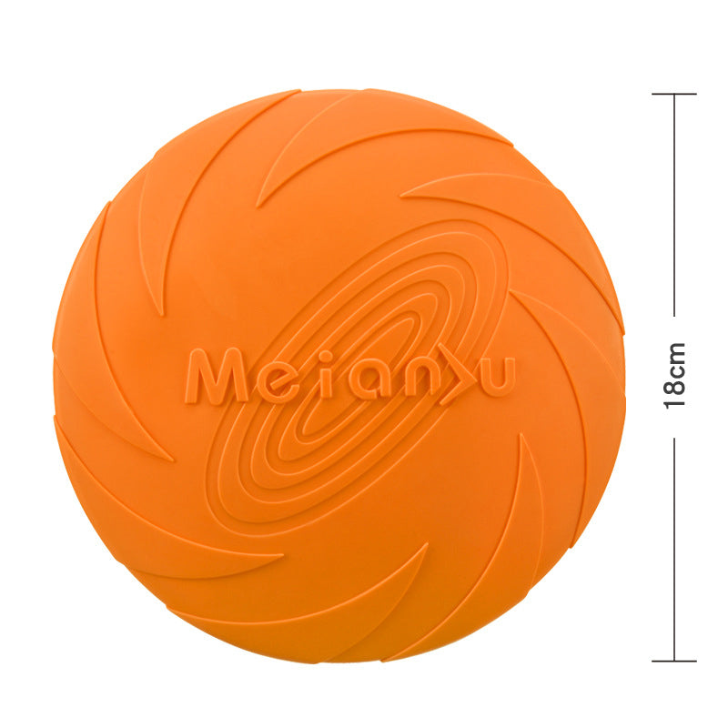 FetchFly Dog Frisbee 🥏🐶 — Soft Bite-Resistant TPR Flying Disc for Fetch & Training
