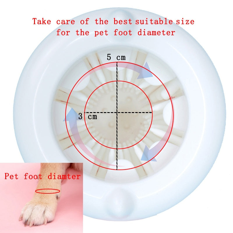 The Muddy Paws Silicone Paw Washer Cup - Clean Paws in Seconds! 🐾💧