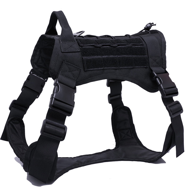 The Alpha Dog Tactical Harness - Military-Grade MOLLE Vest! 🐕🏆