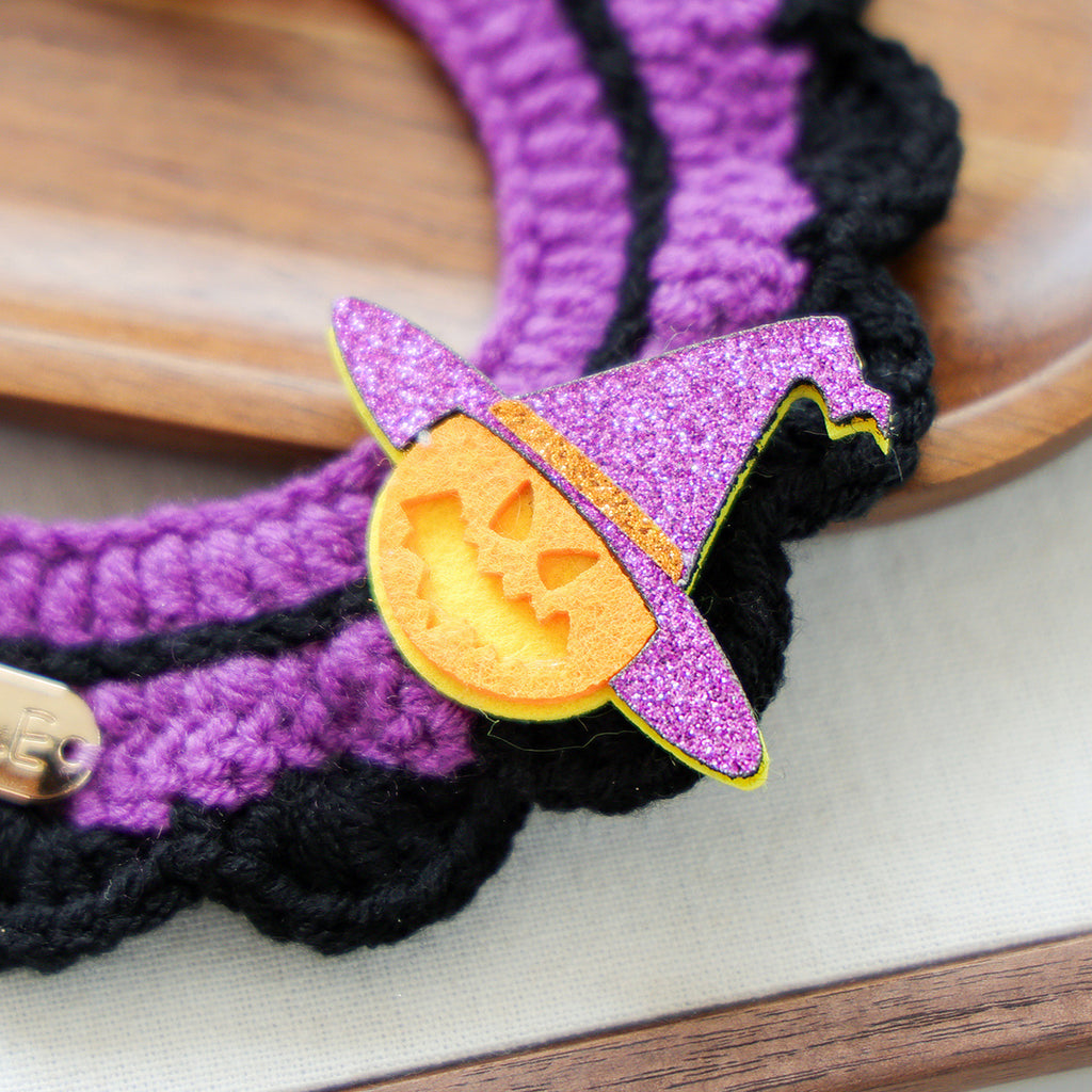 Halloween Spooky Bandana & Collar Scarf for Dogs & Cats 🎃
