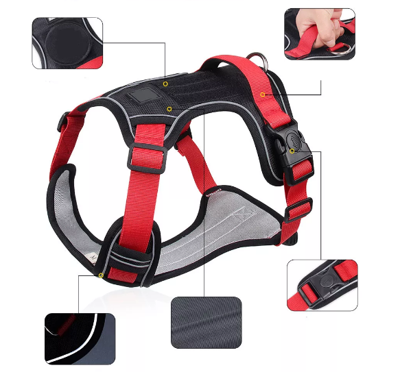 The Big Dog Boss Chest Harness - Heavy-Duty & Escape-Proof! 🐕💪