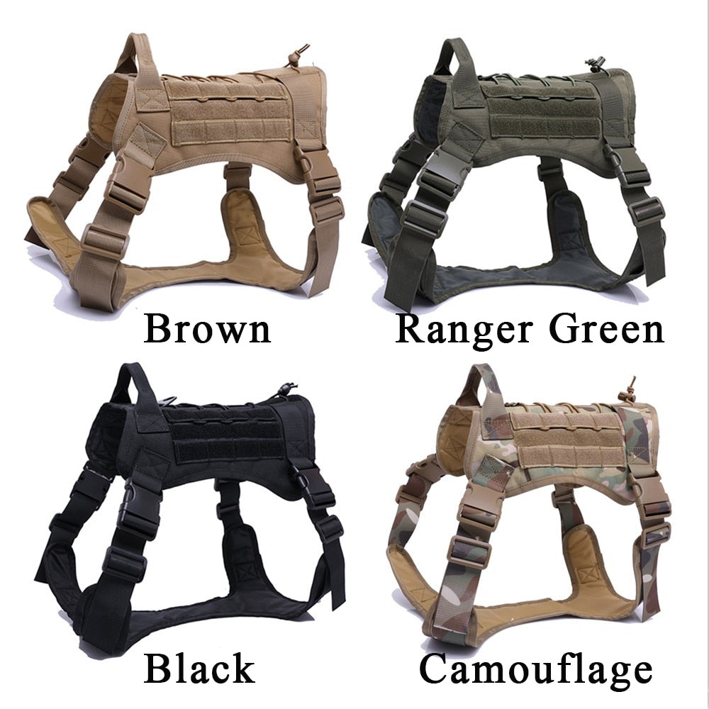 The Alpha Dog Tactical Harness - Military-Grade MOLLE Vest! 🐕🏆