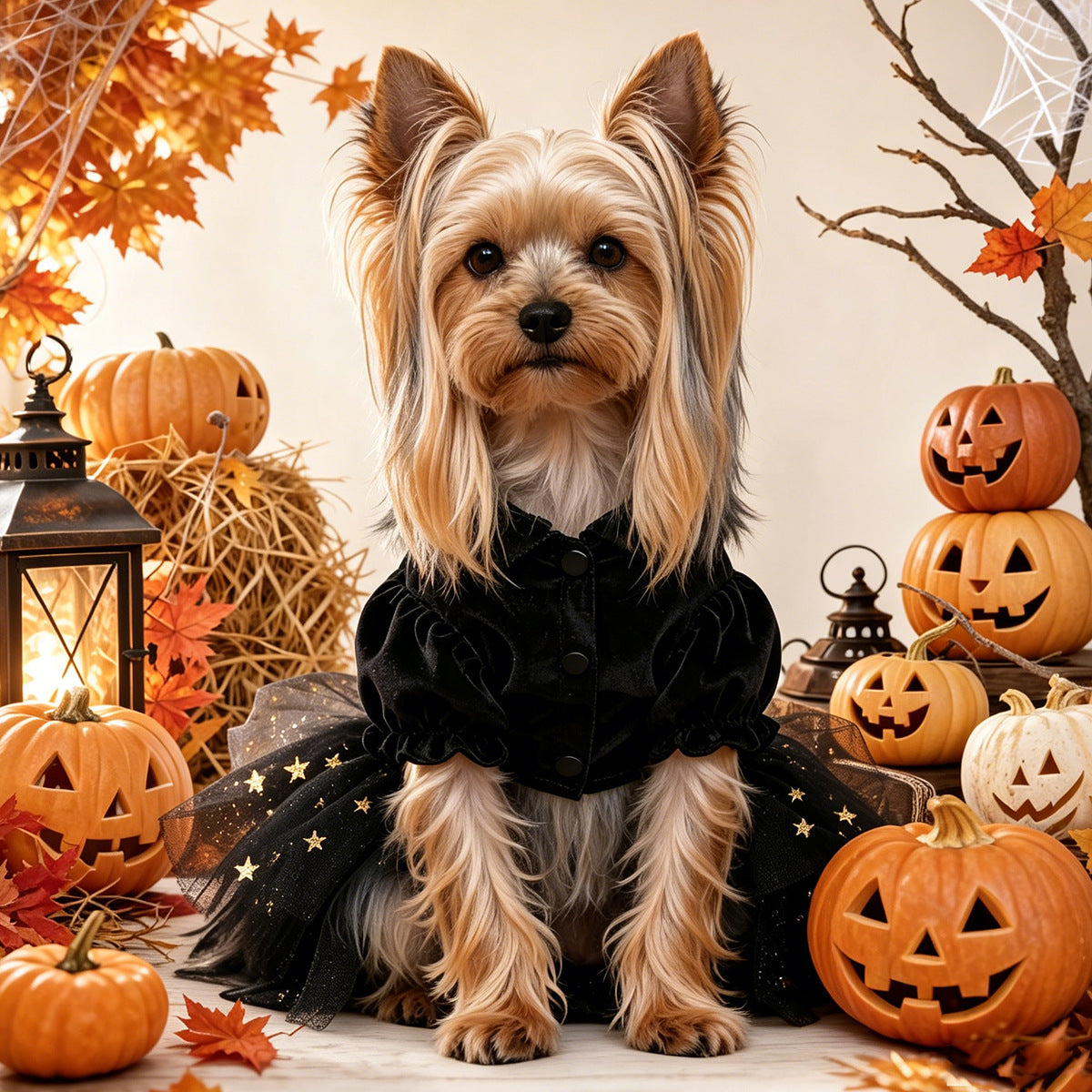 Spooky Princess Halloween Tutu Dress for Small Dogs & Cats 🎃👑