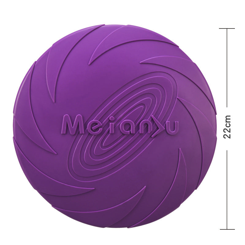 FetchFly Dog Frisbee 🥏🐶 — Soft Bite-Resistant TPR Flying Disc for Fetch & Training