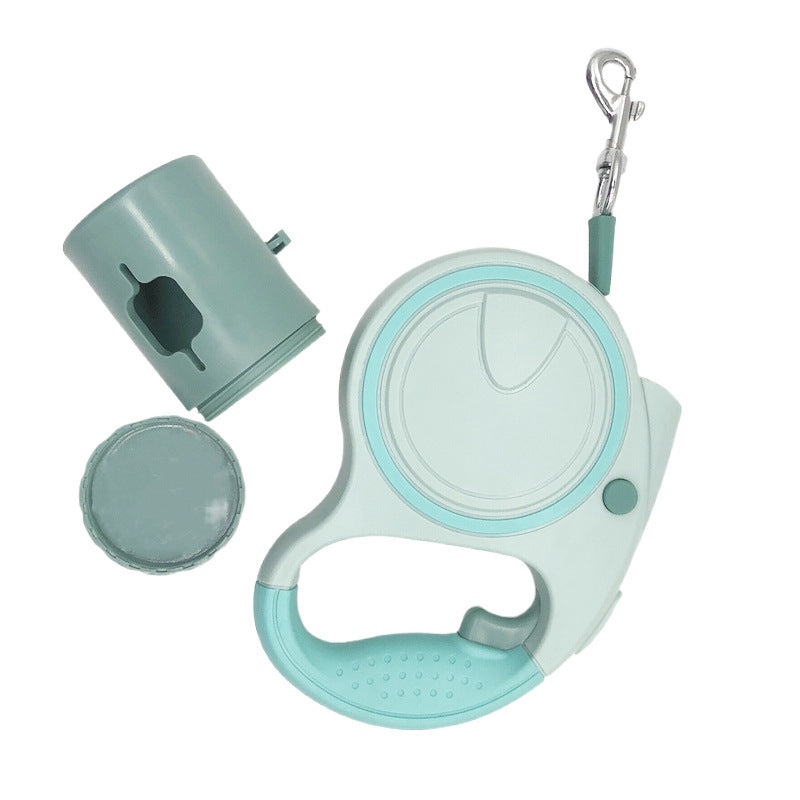 The FlashWalk Retractable Dog Leash - 16.4 ft Auto-Retract with Built-In Flashlight! 🐶🔦