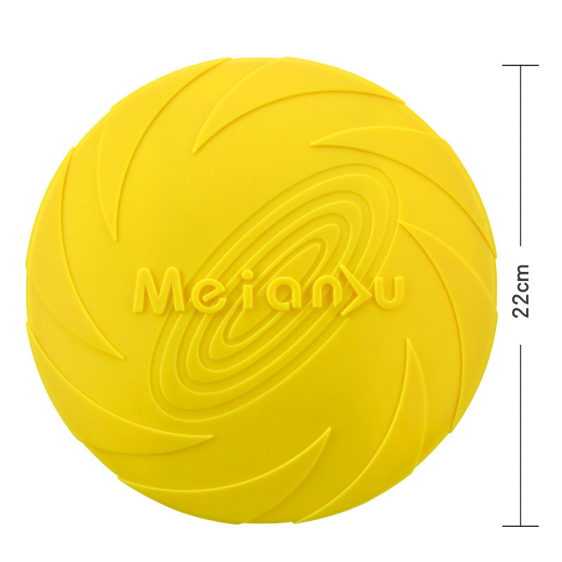 FetchFly Dog Frisbee 🥏🐶 — Soft Bite-Resistant TPR Flying Disc for Fetch & Training